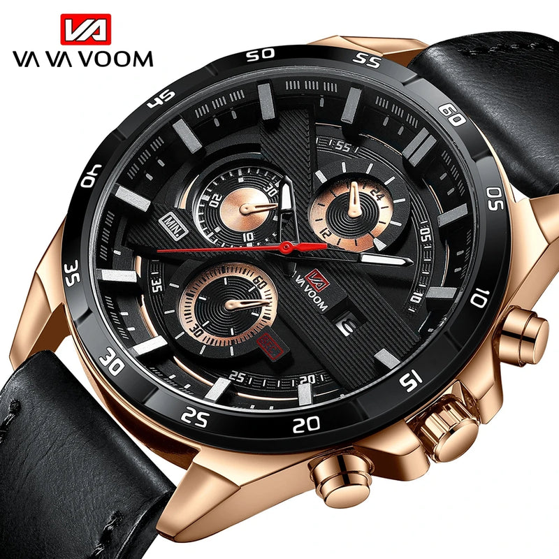 2024 New Arrival Moderno Watches Mens Sport Reloj Hombre Casual Relogio Masculino Para Military Army Leather Wrist Watch For Men