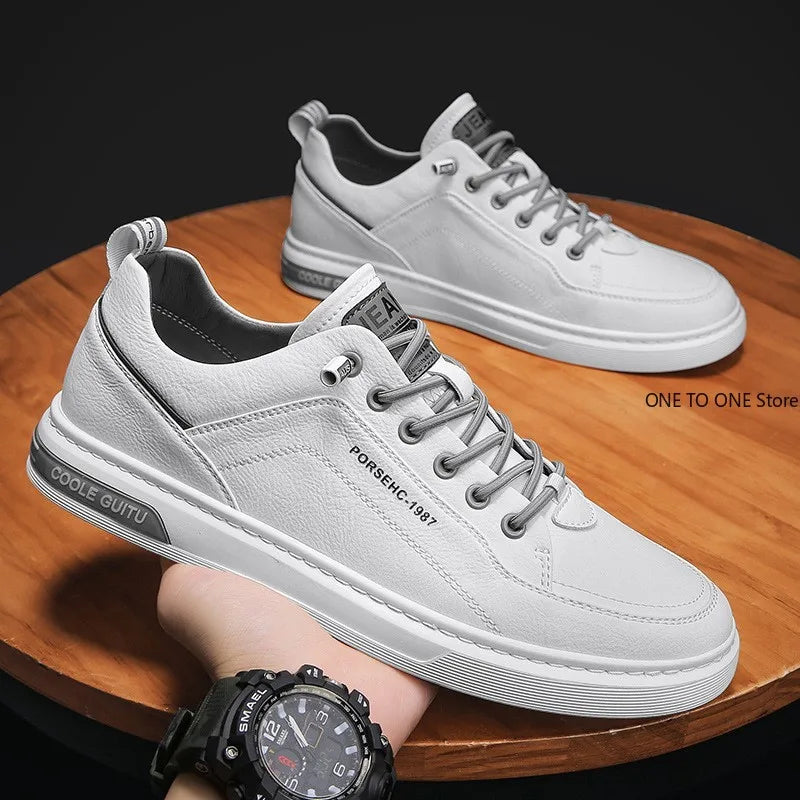 Men's Sneakers 2024 Shoes for Men Comfortable Flat Men's Casual Shoes Outdoor Wild High End Fashion One Pedal Dress Shoes Male